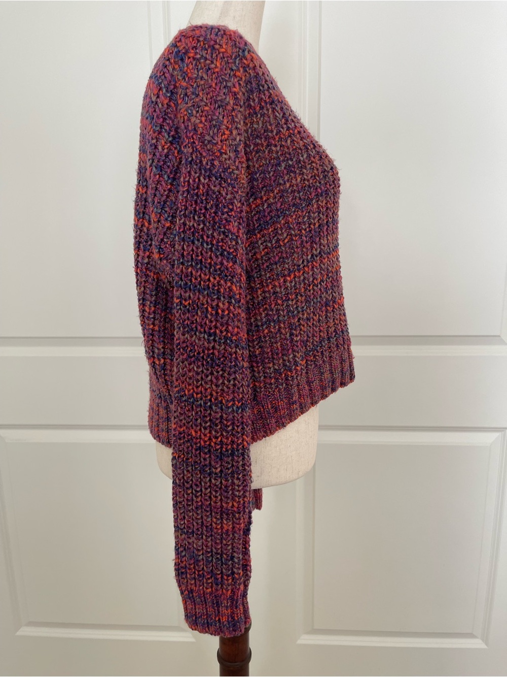 Anthropologie Saturday Sunday Multicolor Chunky Marled Sweater Small - Picture 4 of 8